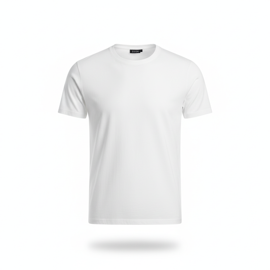 The Zeon Essential T-Shirt in Pure White